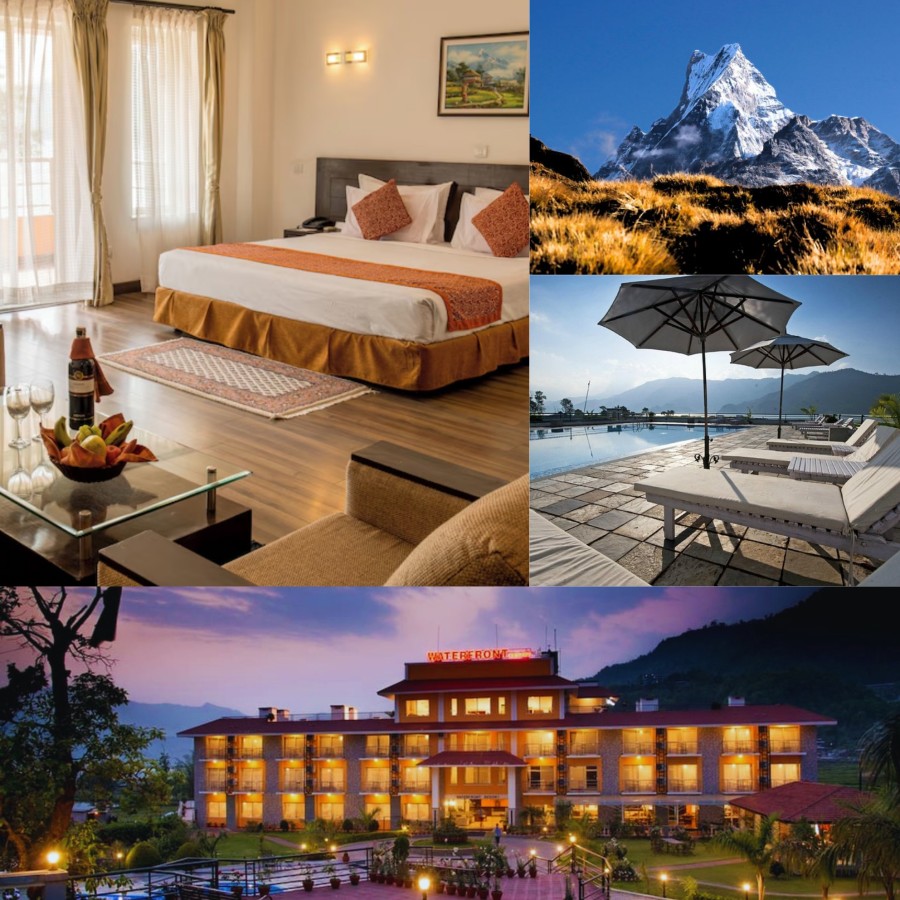 Unwind in Pokhara, where comfort meets calm.”