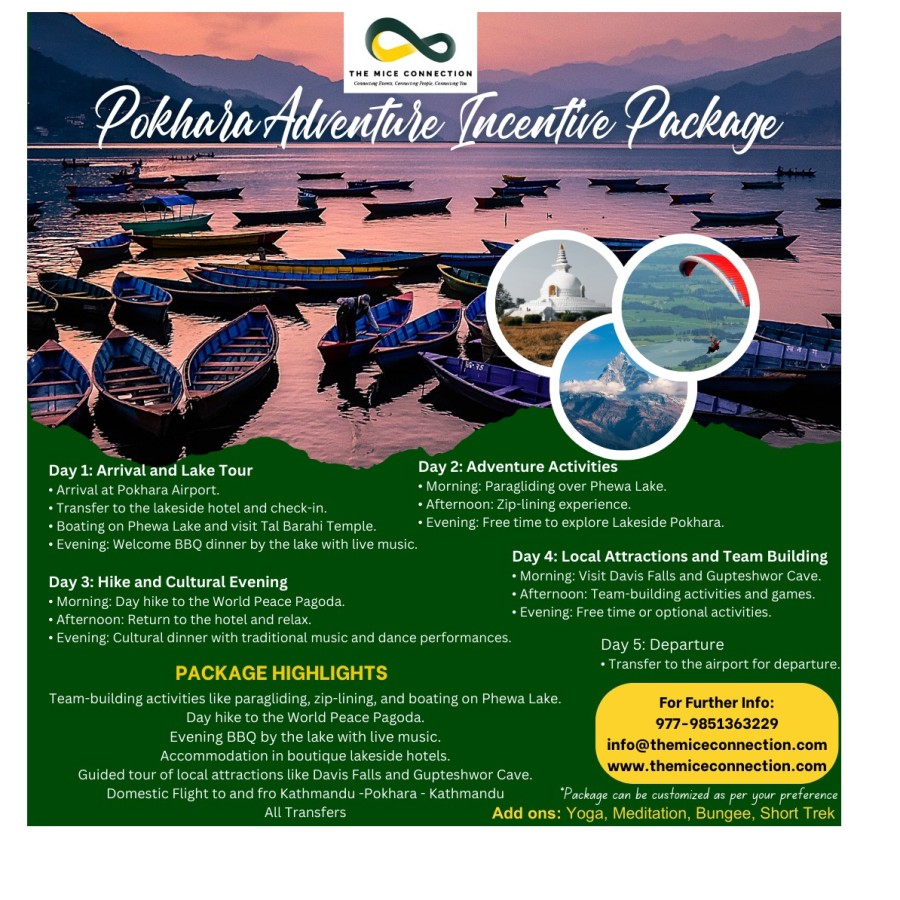 Pokhara Adventure Incentive Package