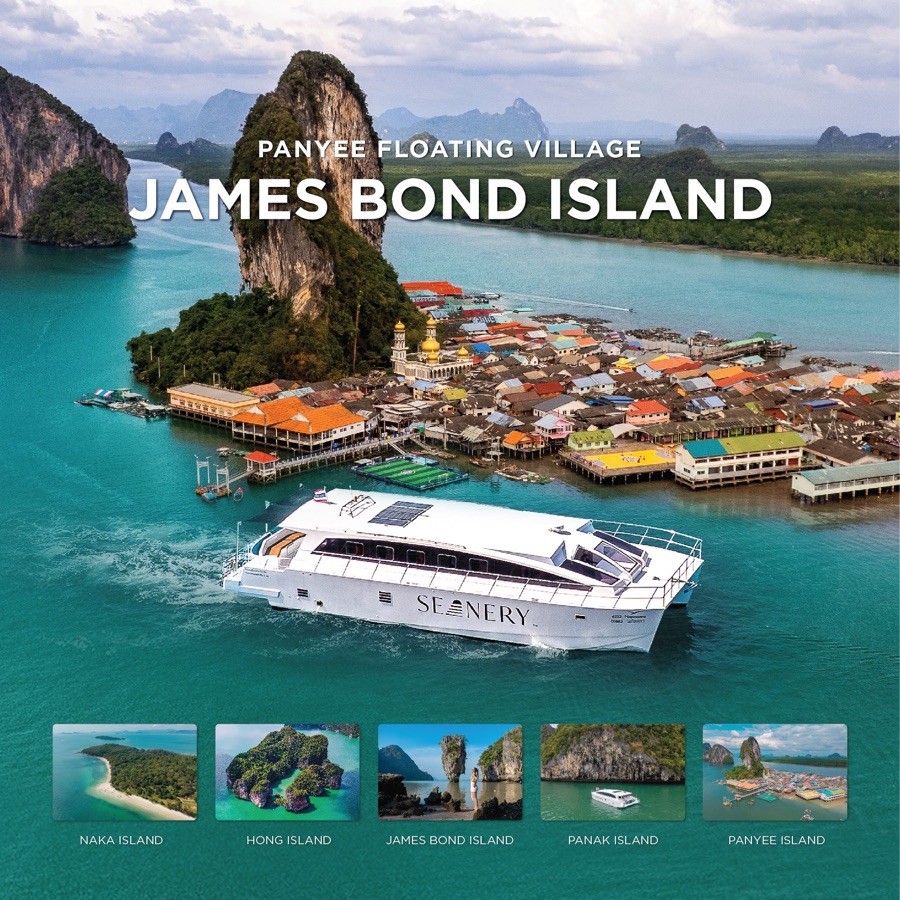James bond + Panyee Floating Village (Speed Catamaran)