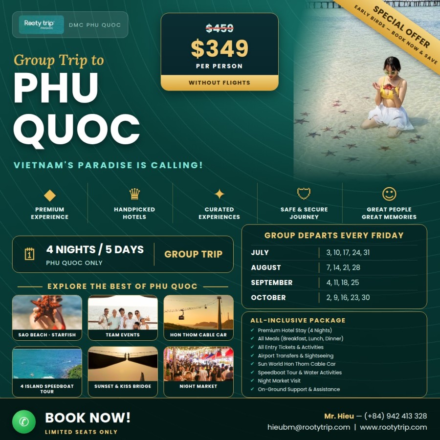 Phu Quoc Itinerary: 4 Nights / 5 Days